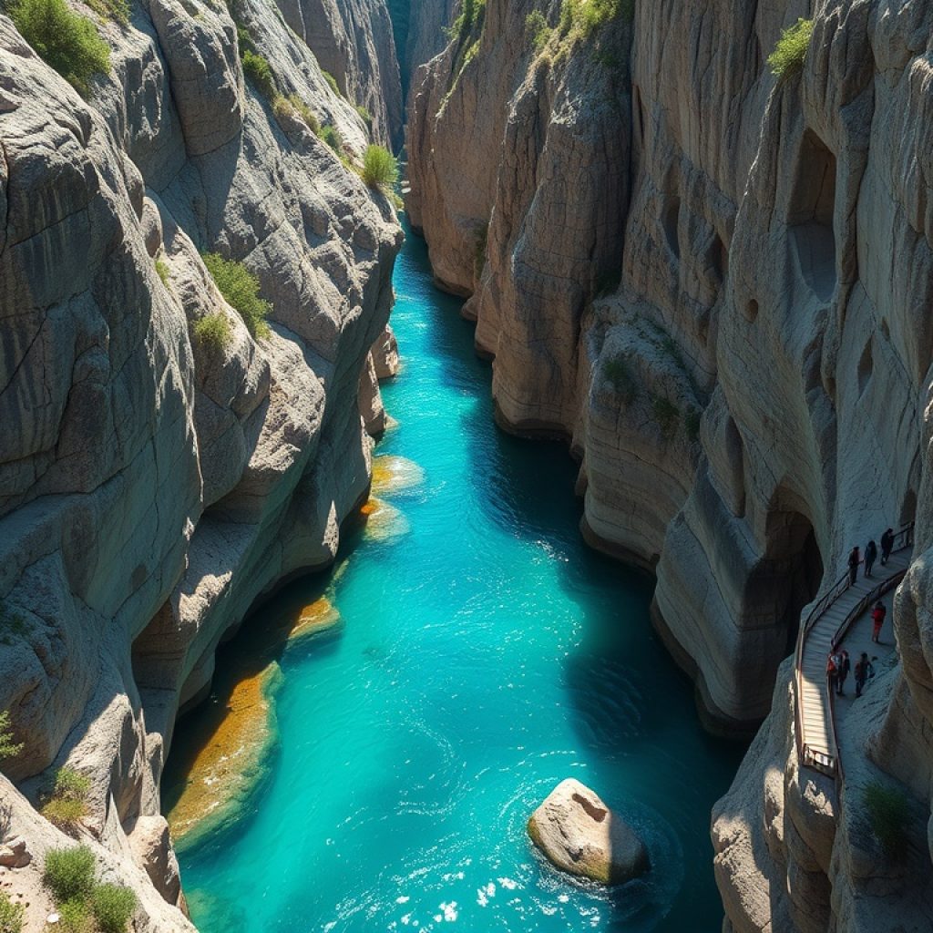 Saklıkent Kanyonu'nda Doğa ile Baş Başa Macera